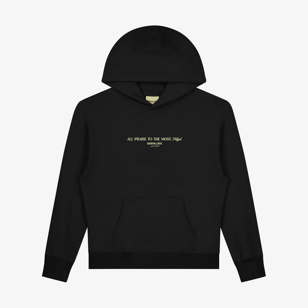 All Praise To The Most High Hoodie - Black