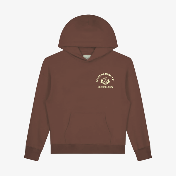 Peace Be Upon You Hoodie - Brown
