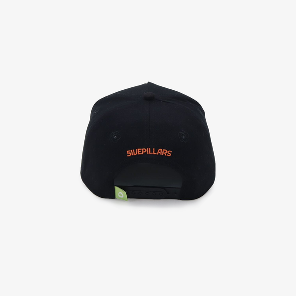 Mashallah Hat - Black/Orange