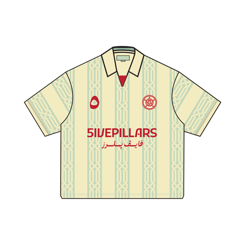 5ivepillars Fútbol Jersey - Cream